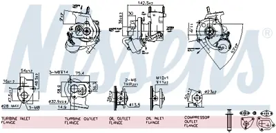NISSENS 93030 Turbo 93191993