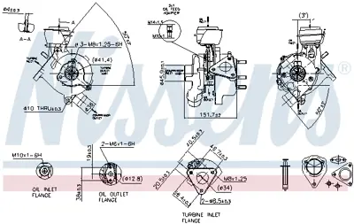 NISSENS 93038 Turbo 38145702LX