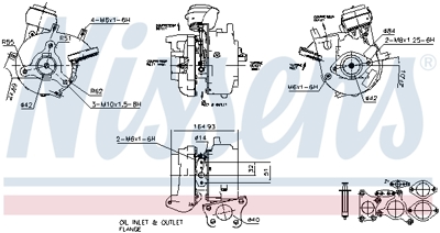 NISSENS 93056 Turbo 14411EC00E