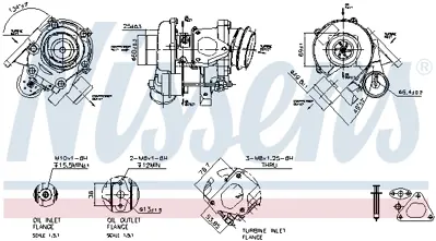 NISSENS 93059 Turbosarj (Om946.990) Vıto W639 03> Sprınter 906 06>09 A646096059980