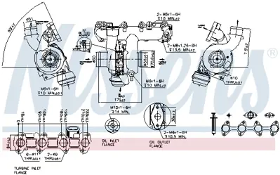 NISSENS 93082 Turbo R1630030