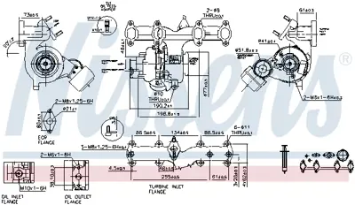 NISSENS 93172 Turbo Sarj Caddy Iıı 04>09 Golf V 02>09 Jetta V 05> Passat 05/08 Touran 03> A3 03>09 1.9 Tdı 90 -103 3G253014FX