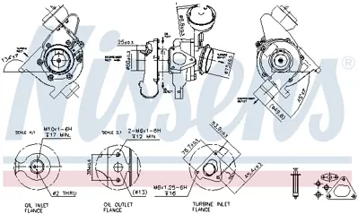 NISSENS 93192 Turbosarj (Om646.989, Om646.982) Vıto W639 03>14 Sprınter 906 06>09 A646096069980