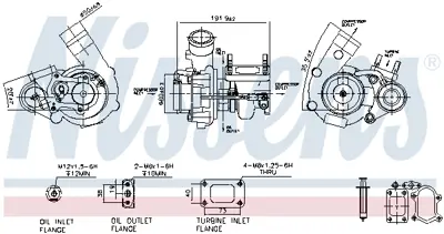 NISSENS 93252 Turbosarj Daıly Iv V Vı 3,0 F1c  08> 107kw 146ps 4918902915 504340177