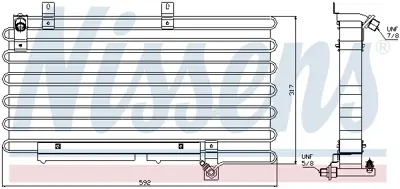 NISSENS 94000 Klıma Radyatoru 443260403F