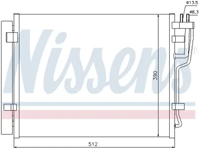 NISSENS 940007 Klıma Radyatoru 976062L800FFF S976062L600