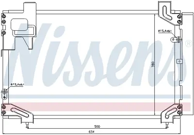 NISSENS 940020 Klıma Radyatoru 884500F120