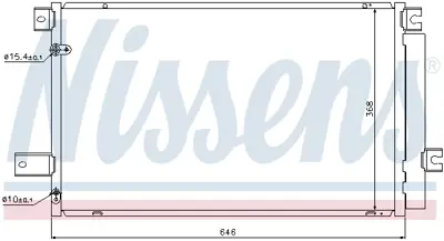 NISSENS 940022 Klıma Radyatoru 8845005170