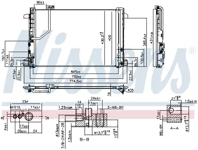 NISSENS 940035 Klıma Radyatoru X204 08>15 W204 07>14 S204 07>14 C204 11> C218 11>17 W212 13>16 A207 13>16 C207 13>1 A2045000654
