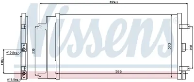 NISSENS 940061 Klıma Radyatoru 51801843