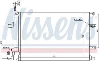 NISSENS 940103 Klıma Radyatoru Volvo S60 I (384) 2.0 T 00>10 S80 I (184) 2.0 98>06 V70 Iı (285) 2.4 00>07 Xc70 Cros 31267200