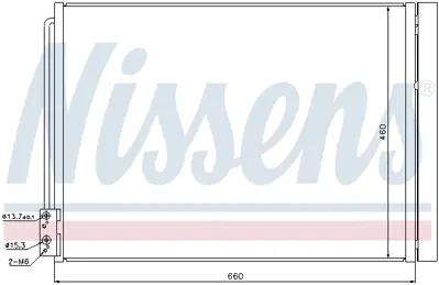 NISSENS 940110 Klıma Radyatoru Bmw F10 F01 N47 N57 B47 B57 9391489