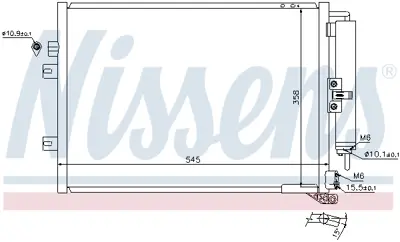 NISSENS 940125 Klıma Radyatoru 8200688393