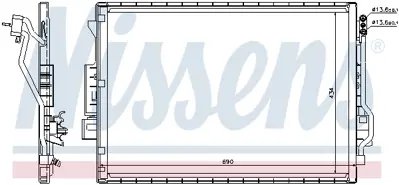 NISSENS 940137 Klıma Radyatoru S-Class W221 05>13 C216 06>13  A2215010154