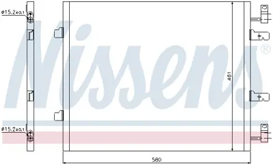 NISSENS 940147 Klıma Radyatoru 93862467