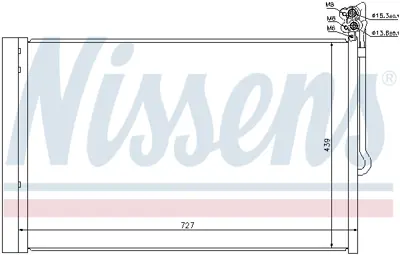 NISSENS 940157 Klıma Radyatoru Touareg 3.0 V6 Tsı / Tdı 3.6 V6 Fsı 4.2 V8 Fsı / Tdı 10> 7P0820411B