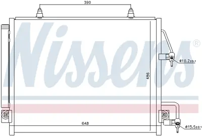 NISSENS 940166 Klıma Radyatoru 7812A156