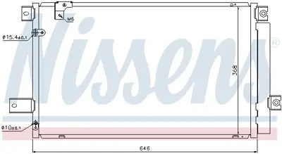 NISSENS 940170 Klıma Radyatoru 884500F140