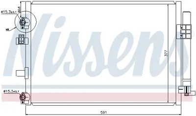 NISSENS 940182 Klıma Radyatoru C Max 11> 1.6 Tdcı  Grand C-Max (Dxa/Cb7, Dxa/Ceu) 1.6 Tdci 10> AV6119710BC