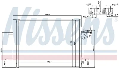 NISSENS 940183 Klıma Radyatoru  Focus Iıı 11>17  1.6 Ecoboost  1.6 C Max Iı 11> 1.6 Ecoboost -2.0 Tdcı  8V6119710FB