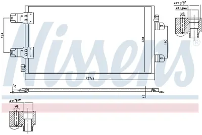 NISSENS 940186 Klıma Radyatoru (Kondanser) Interstar Movano Master Iı 2.5 Dcı Cdtı (06+) 93190132