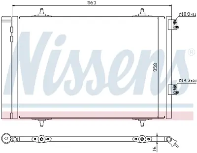 NISSENS 940189 Klıma Radyatoru 9686085780