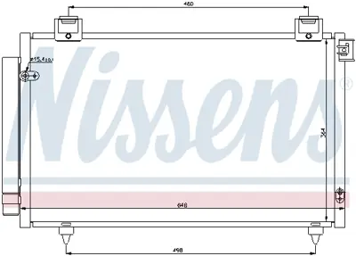 NISSENS 940199 Klıma Radyatoru 8845005091