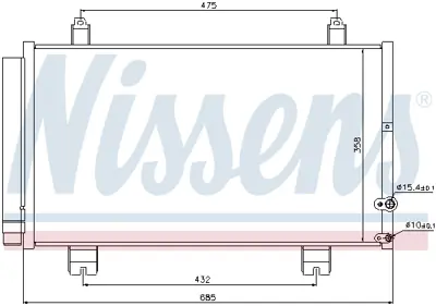 NISSENS 940261 Klıma Radyatoru 