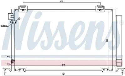 NISSENS 940283 Klıma Radyatoru 8845005121