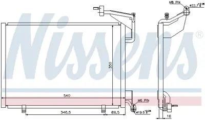 NISSENS 940285 Klıma Radyatoru C1B119710BC
