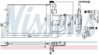 NISSENS 940317 Klıma Radyatoru 6U0820413