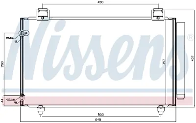 NISSENS 940318 Klıma Radyatoru 8845012260