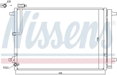 NISSENS 940329 Klıma Radyatoru 4H0260403J