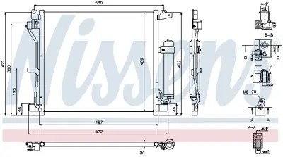 NISSENS 940337 Klıma Radyatoru 92100BA62A