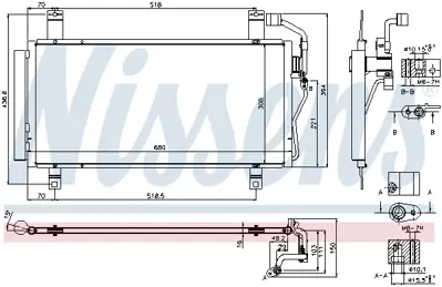 NISSENS 940352 Klıma Radyatoru GK2G61480K