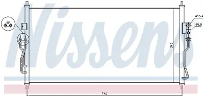 NISSENS 940363 Klıma Radyatoru 2765095F0B
