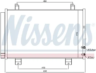 NISSENS 940365 Klıma Radyatoru 