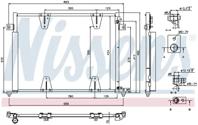 NISSENS 940373 Klıma Radyatoru 9531054J11