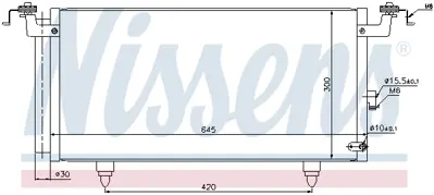 NISSENS 940399 Klıma Radyatoru Legacy 2,0 2008-2014 73210AJ00A