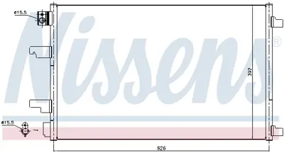 NISSENS 940402 Klıma Radyatoru 92100BB50A