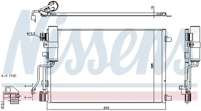 NISSENS 940417 Klıma Radyatoru 92100JD50A