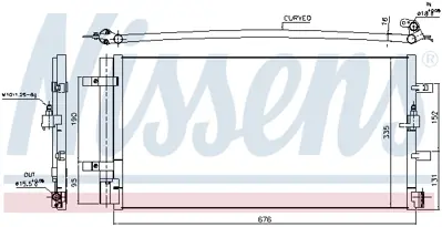 NISSENS 940430 Klıma Radyatoru A4 Avant 13>15 A5 12>17 Q5 13>17 8T0260403C