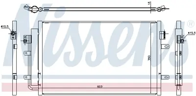 NISSENS 940431 Klıma Radyatoru Kondanser Daıly 12> F1a F1c 5801255825
