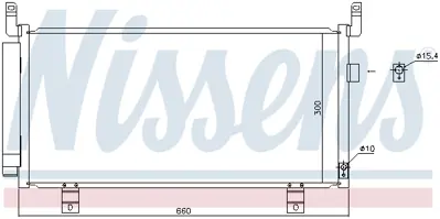 NISSENS 940437 Klıma Radyatoru 73210SG002