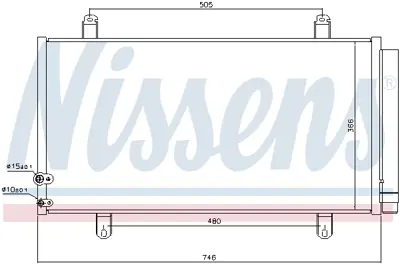NISSENS 940443 Klıma Radyatoru 8846006230