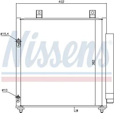 NISSENS 940447 Klıma Radyatoru 7812A229