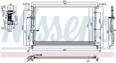 NISSENS 940451 Klıma Radyatoru 4E0260403Q