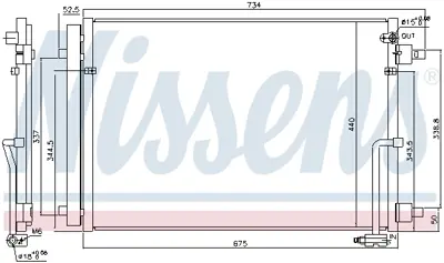 NISSENS 940452 Klıma Radyatoru 4H0260403K