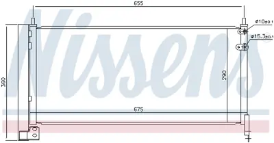 NISSENS 940487 Klıma Radyatoru 8845002430