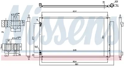 NISSENS 940489 Klıma Radyatoru 8846052170